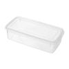 Caja de Almacenamiento Rectangular Transparente Sellada Apta para Microondas para Guardar Verduras, Frutas y Granos, Caja de Conservación Transparente