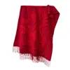 Bufanda de Cachemira Sintética de Doble Cara con Estampado de Cebra para Otoño e Invierno para Mujer, Chal Engrosado con Borlas, Estilo Coreano, Ambiente, Calentador de Cuello, Venta al por Mayor