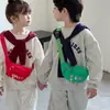 Bolsas Infantiles de Moda, Nuevos Modelos de Primavera, Lindas Bolsas Cruzadas de Pecho con Cara Sonriente para Niños y Niñas, Elegante Cartera para Teléfono Móvil y Monedas para Exteriores