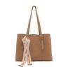 Otoño Retro Nuevo Gran Capacidad Mujer 2025 Nueva Moda Casual Color Sólido Bolso Tote de Hombro Axila