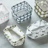 Caja de Almacenamiento de Escritorio de Algodón y Lino, Cesta de Almacenamiento de Tela Fresca, Caja de Almacenamiento para Artículos Varios, Caja Organizadora, Caja para Artículos Varios