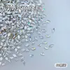 Zirconia Blanca Base Plana Arte de Uñas Mini Pequeña Zirconia Pequeñas Decoraciones Mixtas Brillantes Rhinestones para Uñas Súper Brillantes Mayoreo
