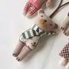 Estilo Coreano Estilo Bosque Artístico Tela Hecha a Mano Diversa Colgantes de Animales Llavero Creativo para Bolsos Venta al por Mayor