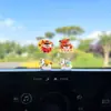 Enfeite de Carro da Sorte para o Ano Novo: Decoração de Deus da Riqueza para Interior de Veículo Elétrico, Painel do Carro e Computador com Tela Grande
