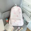 Nova Mochila Grande Capacidade Estilo Japonês Estilo Universitário para Estudantes Femininas, Aparência de Alta Qualidade, Bolsa Escolar Leve, Mochila com Estampa de Urso Fofo
