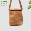 Bolsa Ultra-Leve de Papel Dupont para iPad Tablet à Prova d'Água Enrolável Bolsa Transversal Clutch Bolsa Feminina Ins Retro Pode Ser Processada e Personalizada
