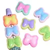 Lazo de Colores Caramelo Contrastantes de Doble Cara Agujero Recto Cuentas Sueltas Cadena para Teléfono Llavero Cadena para Bolso Accesorios de Joyería para DIY