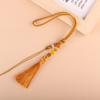 Borla Pequeña de Dinero Correa de Mano Trenzada DIY para Muñeca Hebilla de Seguridad Cuerda Colgante Accesorios Cordón DIY Accesorios de Cuentas Sueltas