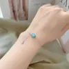 Pulsera Planeta Piedra Lunar para Mujer Tendencia Estilo Mori Fresco Diseño Nicho Pulsera de Borlas Ajustable Regalo Elegante