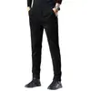 Calça Casual de Veludo Cotelê Outono e Inverno Masculina Slim Fit Reta Tubo Listrada para Homens de Meia-Idade Roupas de Negócios Calça Longa Tendência de Inverno para Pais