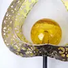 Luz Ambiente LED de Ferro Forjado Estilo Europeu Alimentada por Energia Solar Plug-in Exterior à Prova d'Água Decorativa para Gramado Jardim Pátio