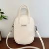 Bolso Cruzado Personalizado para Teléfono Móvil Estilo Ins Simple y Versátil Bolso Cruzado Dopamina de Moda de Gama Alta para Mujer