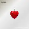 Colgante de Corazón de Ágata Cristalina Turquesa Transfronterizo Colgante de Collar de Piedra Natural en Forma de Corazón de 20 mm Mezcla Aleatoria al por Mayor para Exportación
