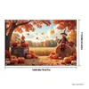 Exclusivo de Amazon: Fondo de Cosecha de Acción de Gracias, Pancarta Decorativa para Fiesta Temática de Cosecha de Otoño, Venta Directa de Fábrica