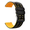 Adecuado para Huawei Gt6 Samsung S3 Garmin Xiaomi Suunto Smart Watch Correa de Silicona Bicolor Aliento de Bebé de 22 mm