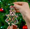 Decoraciones Decoración de Navidad Accesorios Entusiastas Boston Mascota Perro Colgante Acrílico Regalo Árbol de Navidad Perro