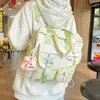 Mochila multifuncional ina fresh e estilo acadêmico estudante escola aula reforço bolsa de mão menina bolsa de ombro único transversal