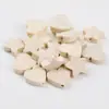 Estrela de cinco pontas contas de madeira pulseira infantil joias com contas feitas à mão contas de madeira em formato de coração decorativas em estoque atacado DIY Amazon