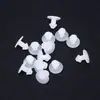 Botão Especial para Capacete de Moto e Carro Elétrico Atacado 1.0 Fivela de Pressão de Plástico Branco Botão de Letra para Chapéu de Proteção