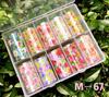 Papel de transferencia para decoración de uñas, papel de estrella, adhesivo japonés, nuevo patrón de flores, joyería popular para uñas en Internet.