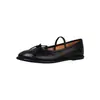Zapatos Mary Jane de Piel de Oveja para Mujer, Zapatos Planos, Nuevo Modelo de Primavera, Piel Genuina por Dentro y por Fuera, Punta Redonda, Correa Única con Moño, Zapatos de Boca Baja