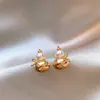Brincos Pingente Cavalo do Ano Zodiacal Banhados a Ouro Real 18K, Novos Brincos de Pino Versáteis Estilo Chinês Retrô, Brincos Elegantes de Luxo Leve