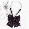 Corbata Azul Estilo Universitario jk Camisa Holgada Sin Golpes Accesorios Ropa Académica Rayada Japonesa Corbata de Lazo Mano Femenina Golpea Masculino dk
