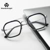 Tendencia de moda montura de gafas de montura grande nueva luz anti-azul montura de gafas para miopía para hombres y mujeres espejo plano artístico simple