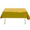 Set de Vajilla Desechable Estampado en Caliente Dorado Vasos de Papel Platos de Papel Mantel Suministros para Eventos Decorativos Estampado en Caliente Dorado