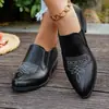 Verão 2026 Novo Comércio Exterior Tamanho Grande Feminino Casual Confortável Moda Retrô Roupa Exterior Sapatos Individuais Tamanho Único