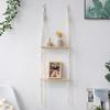 Ins Estilo Tecido Armazenamento Rack Estante Decoração Homestay Home Tábua de Madeira Decoração de Parede Bay Janela Varanda Armazenamento Rack Presente