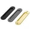 Manija de Puerta Corredera de Vidrio para Balcón de Cocina, Aleación de Aluminio sin Taladro Montada en Superficie, Manija Plana para Puerta Corredera de Armario