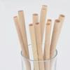 Pajita de bambú, pajita de bambú, desechable, leche, té, jugo, pajita fina, degradación ambiental