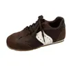 Zapatos de Entrenamiento de Ballet Retro Alemanes para Mujer 2026 Nuevos Versátiles con Cordones Suela Delgada Deportivos Casuales Zapatos de Carrera Suela Suave Zapatos de Forrest Gump