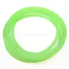 En stock Banda de Silicona Luminosa Creativa Multicolor Ecológica de Silicona Anillo de Mano Fino Joyería Anillo Elástico para el Cabello traje Bajo Precio