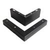 Suministro de Fábrica Pie de Gabinete de Triángulo de Hierro Pie de Mueble Metálico Pie de Gabinete de Triángulo Pie Dos en Uno Herraje Universal para Muebles