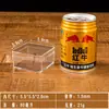 Caja de plástico transparente alta con tapa, esquinas redondeadas, para dulces de boda, regalos, empaque de alimentos, exhibidor acrílico, almacenamiento, caja cuadrada pequeña