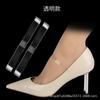 Zapatos de tacón alto de encaje elástico transparente anti-caída, zapatos de baile fijos anti-caída, zapatos de tacón alto elásticos, banda elástica perezosa