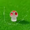 Paisaje en miniatura, que brilla en la oscuridad, hongo de estrella de cinco puntas, colgante de dibujos animados, jardín de musgo, accesorios decorativos creativos, adornos pequeños, al por mayor