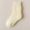 Calcetines de Felpa para Mujer, Calcetines hasta la Mitad de la Pantorrilla, Invierno con Forro Polar, Holgados, Gruesos, Calcetines Cálidos para Piso, Calcetines Esponjosos de Maternidad