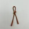 Cordones de goma bañada ecológicos, cordones de silicona, extremos de cordón recubiertos de goma, accesorios de ropa y bolsos recubiertos, cordones de cremallera coloridos al por mayor