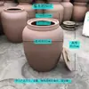 Potes Cerâmicos Não Esmaltados de Dupla Face, Potes de Barro, Potes de Banha, Vegetais em Conserva, Kimchi, Carnes Curadas, Vinho Fermentado, Barris de Arroz, Potes de Arroz, Cerâmicas Enzimáticas
