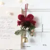 Decoraciones Navideñas, Colgantes de Campana de Piña Simulada, Colgantes de Coche de Navidad, Coronas de Guirnalda de Bayas, Guirnaldas Pequeñas, Decoraciones Festivas Transfronterizas