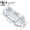 Cama Flutuante Inflável para Água com Travesseiro PVC Transparente Espessado Dobrável Rede de Piscina Cadeira Flutuante Individual Boia