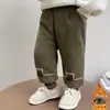 Calças Grossas para Meninas Inverno 2026 Novo Estilo Calças de Algodão de Inverno para Bebê Roupas de Inverno Infantis Calças de Veludo Acolchoadas de Três Camadas