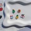 Punto de Fábrica Transparente Fruta Calabaza Resina Accesorios de Joyería DIY Material Hecho a Mano Pegamento Crema Parche para Carcasa de Teléfono Móvil