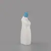 Limpador de Vaso Sanitário 500ml com Bico Inclinado, Garrafa Vazia com Tampa, Agente Desentupidor de Tubulação, Agente de Limpeza de Vaso Sanitário