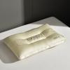 2024 nuevo cojín de cuello bordado con esencia de ajenjo almohada de algodón modal almohada de hotel baja alta 48*74