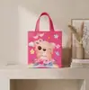 Tecido Não Tecido Cruzado Laminado Pintado Presente de Feriado Infantil Mini Sacos de Lanche Sacos de Presente Sacos de Doces de Halloween