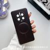 Aplicable a Huawei MATE50PRO carcasa de teléfono móvil con pintura de metal líquido mate40 con protector de lente magsafe